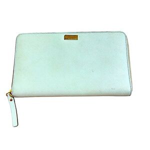 Kate Spade mint travel Zip Around Wallet